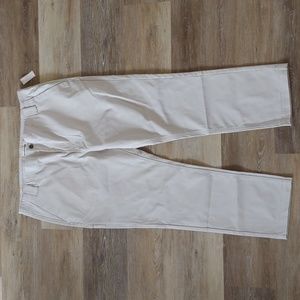 NWT Amazon Essentials Men's Cargo Work Pants Ivory Size 40X30